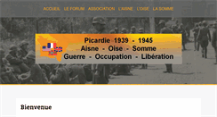 Desktop Screenshot of picardie-1939-1945.org